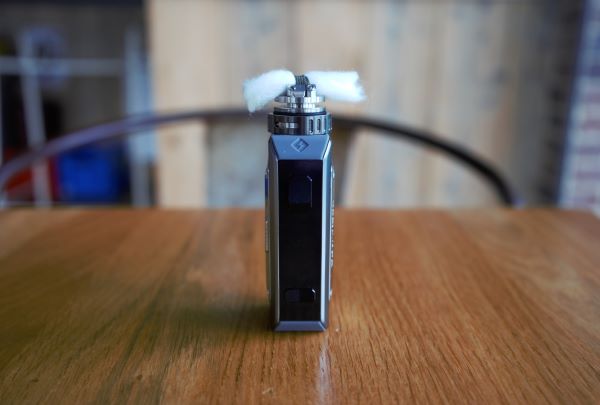 coton montage plateau Fury RTA - blog Le Petit Vapoteur